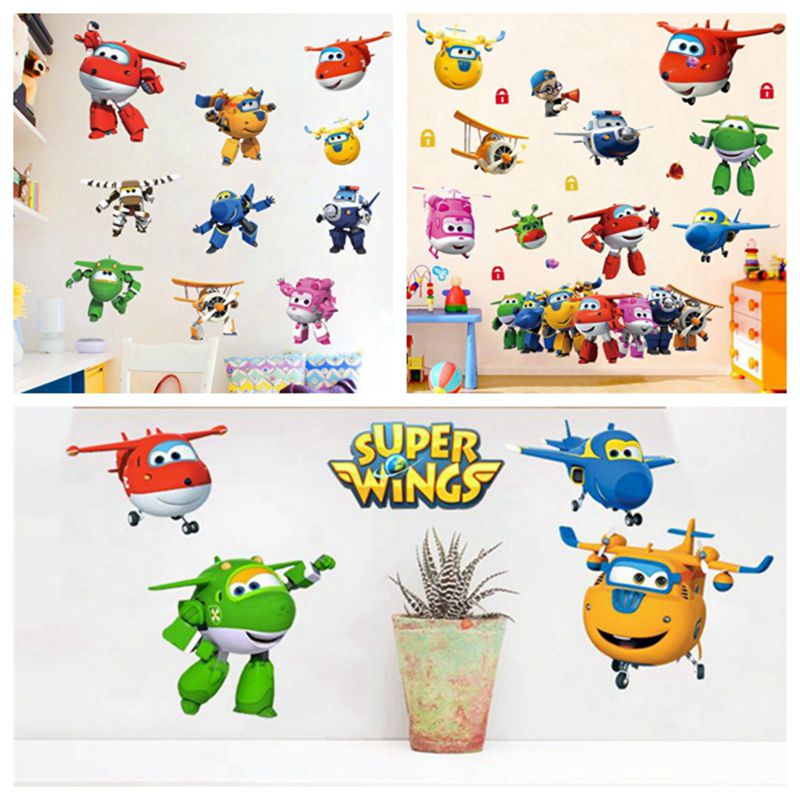 Baby Nursery Labels - حار الكرتون سوبر أجنحة تشوه طائرة