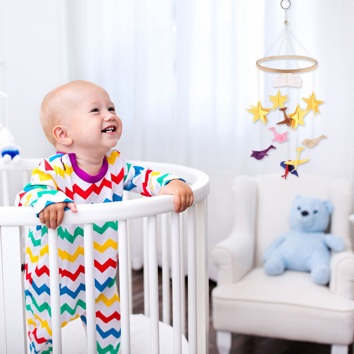 Baby Nursery Crib - قطعة واحدة من زينة سرير الأطفال
