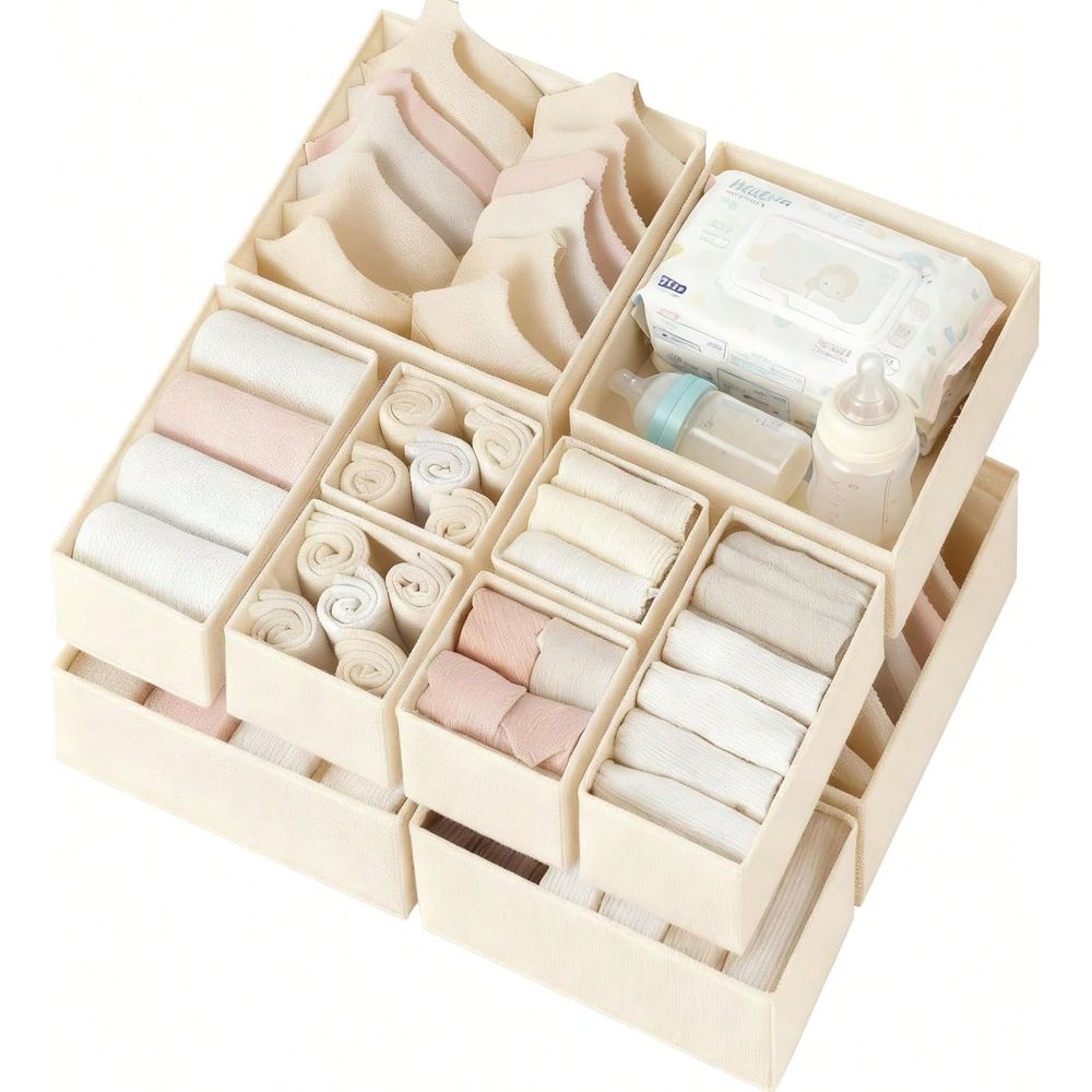 Baby Nursery Drawers - مجموعة من 12 قطعة لتنظيم الأدراج