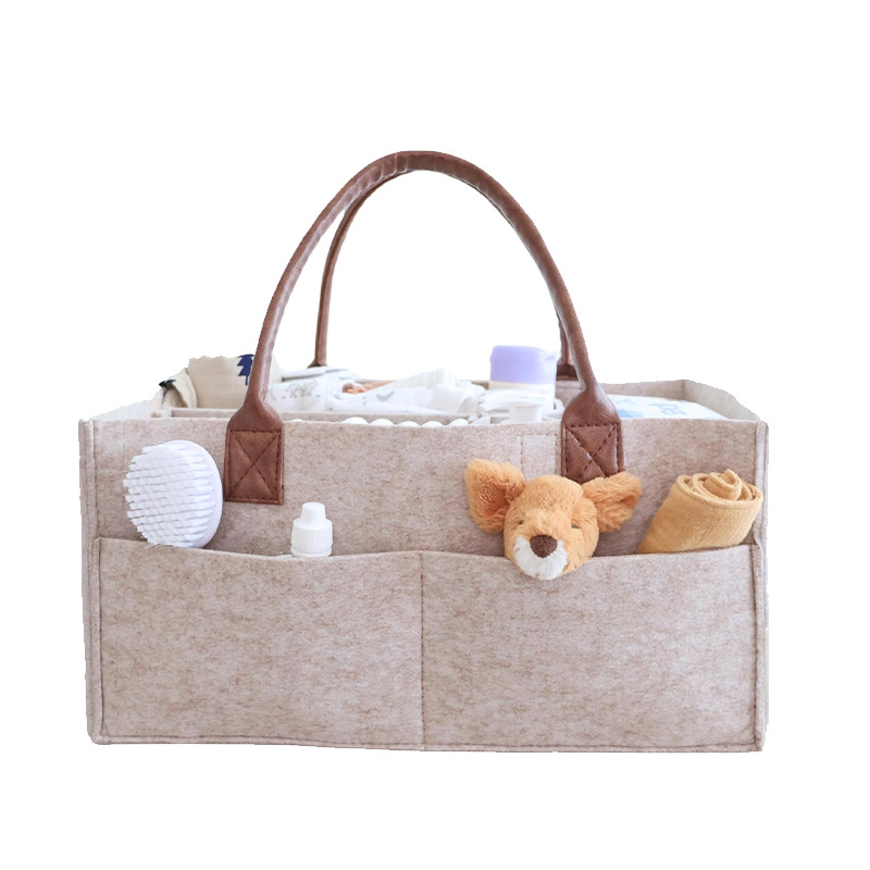 Baby Nursery Bags - سلة تخزين من اللباد لغرفة الأطفال،