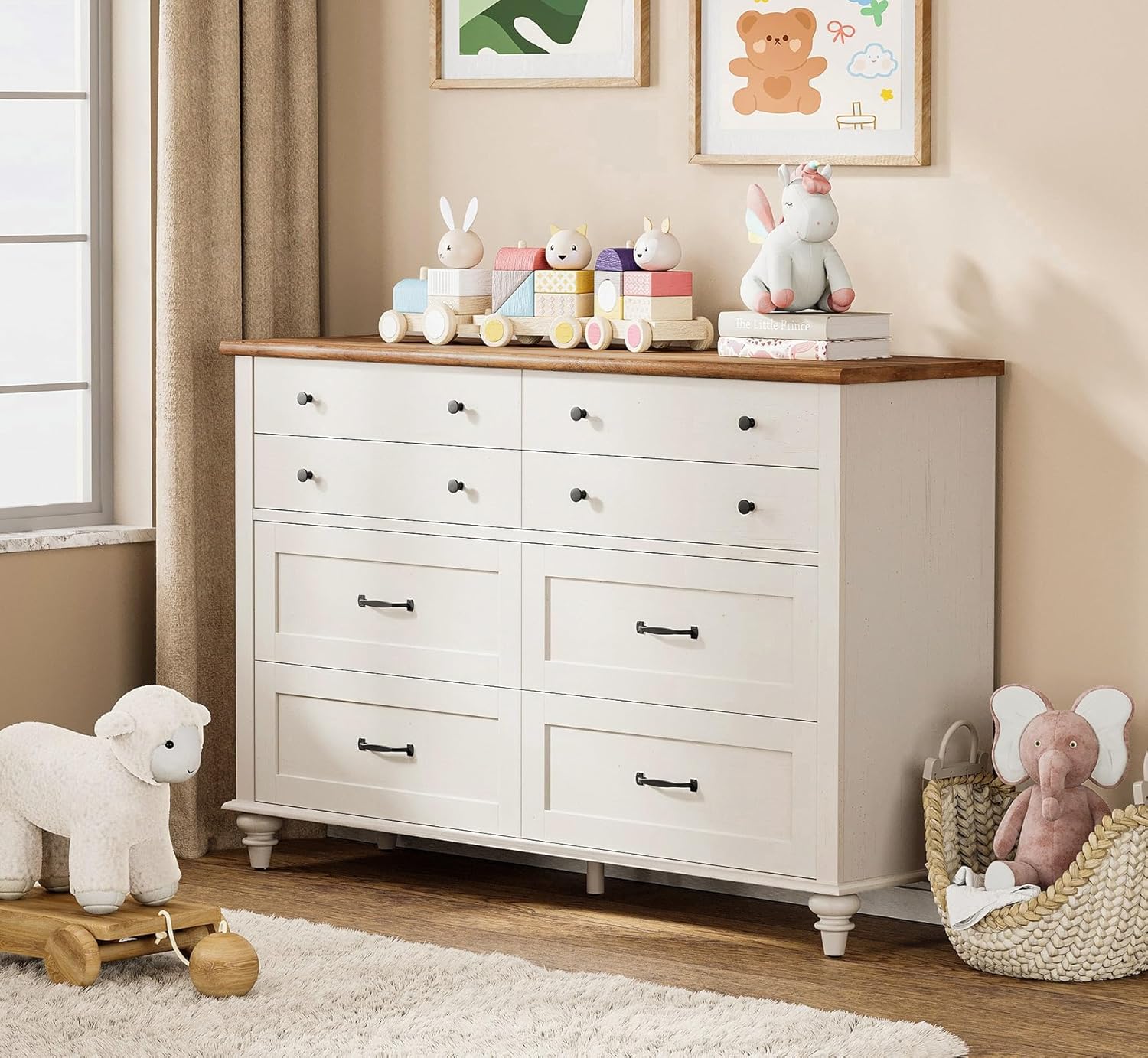 Baby Nursery Drawers - خزانة أدراج عصرية للأطفال بـ 7