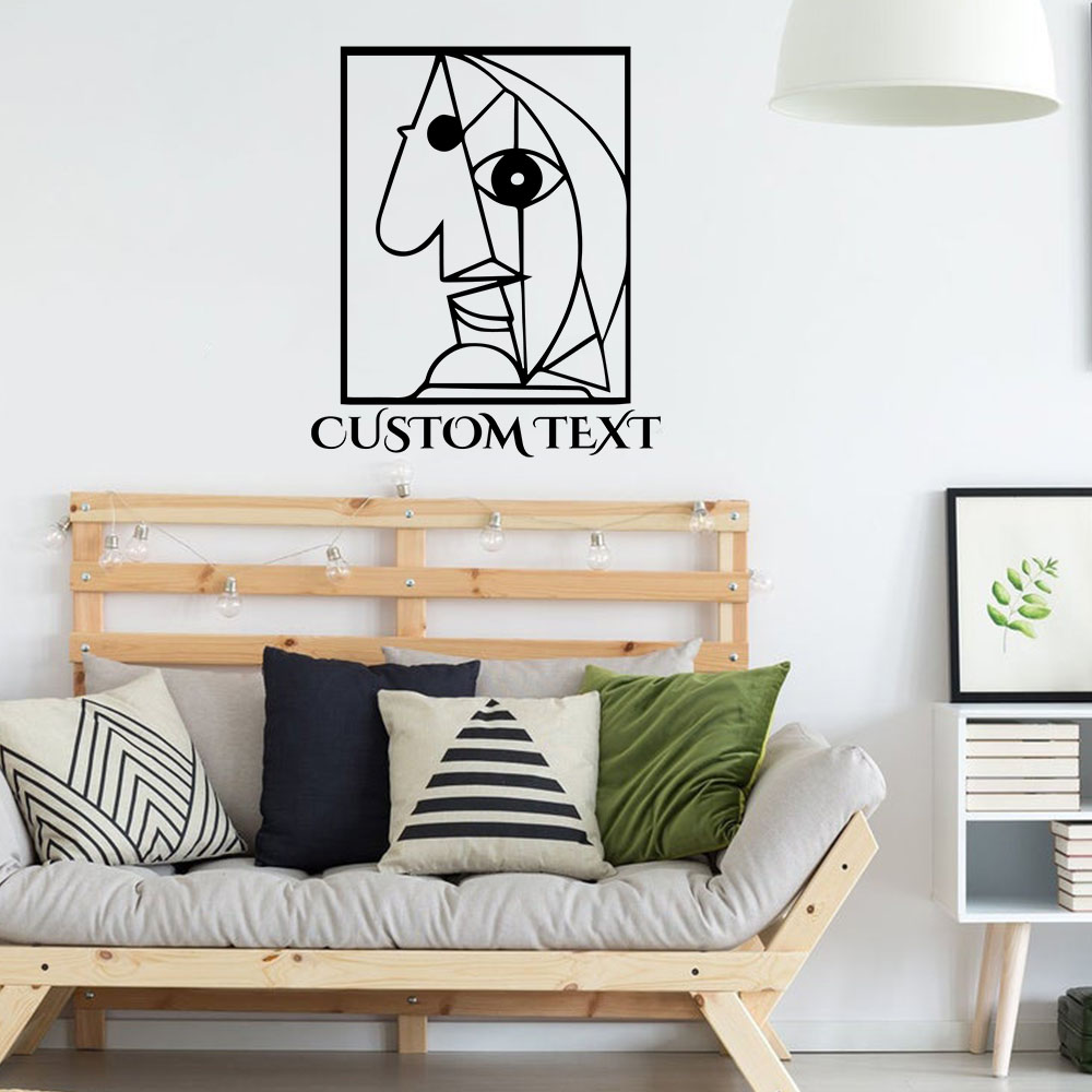 Wall Decal Nursery - ملصقات جدارية فنية تجريدية إبداعية قابلة