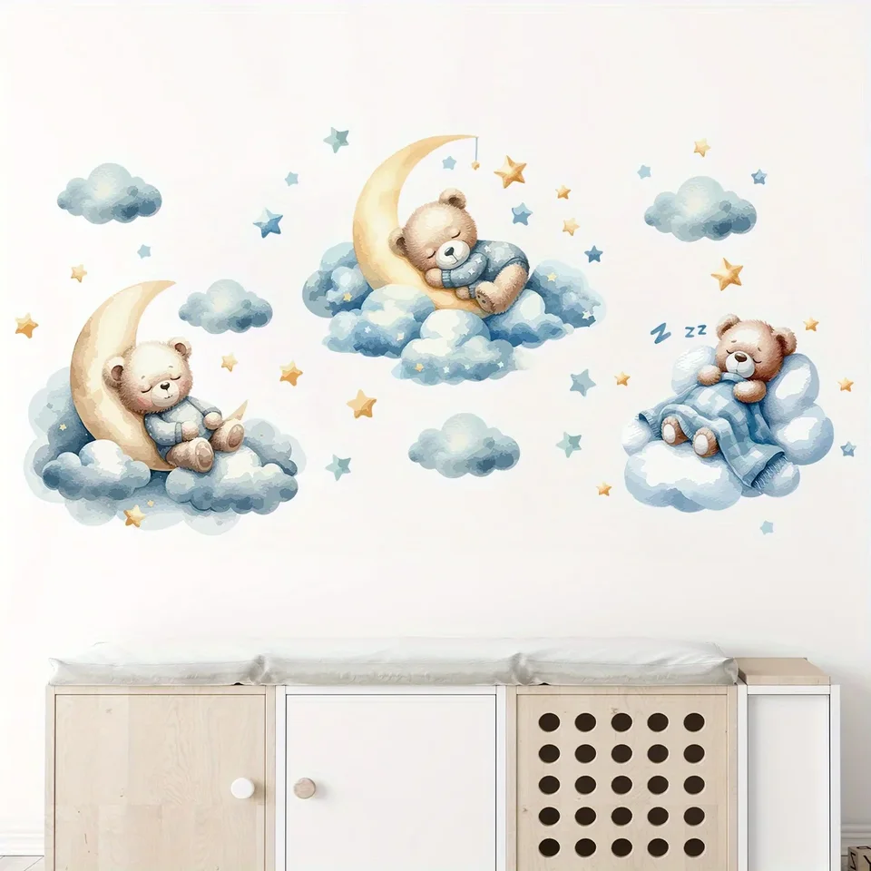 Wall Decal Nursery - قطعة واحدة من ملصق الحائط بتصميم