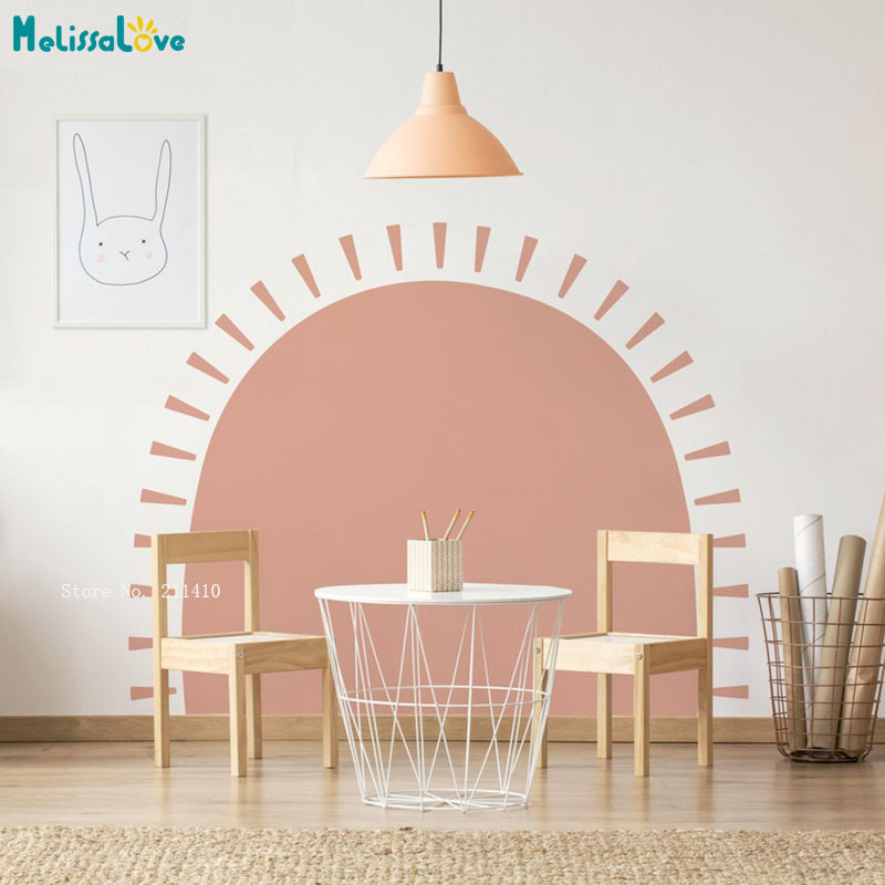 نصف الشمس بوهو صور مطبوعة للحو - مراجعة Baby Nursery Labels وسعره