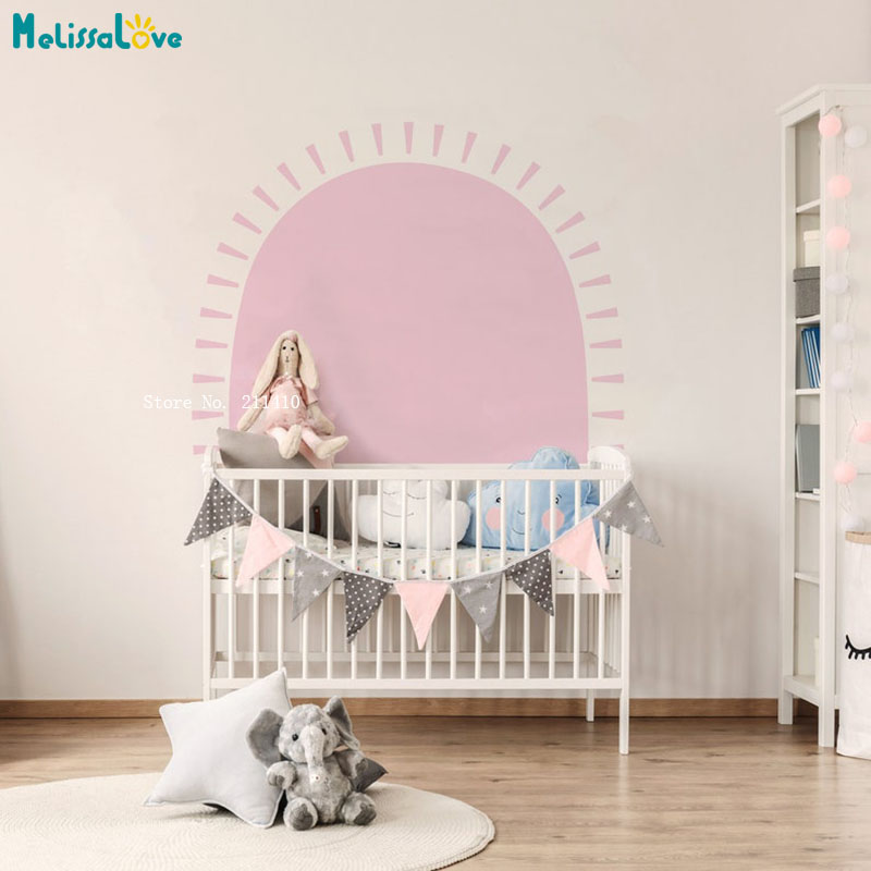 نصف الشمس بوهو صور مطبوعة للحو - مراجعة Baby Nursery Labels وسعره