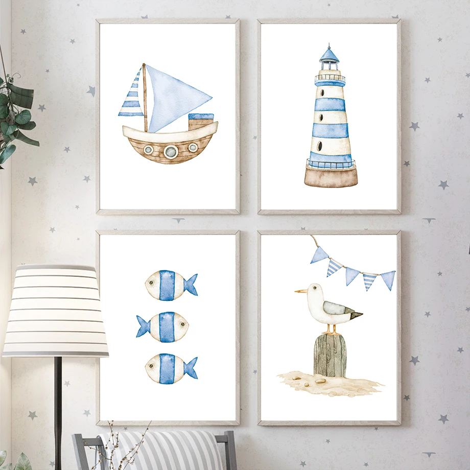 لوحات وملصقات قماشية بتصميم قو - مراجعة Baby Nursery Home وسعره