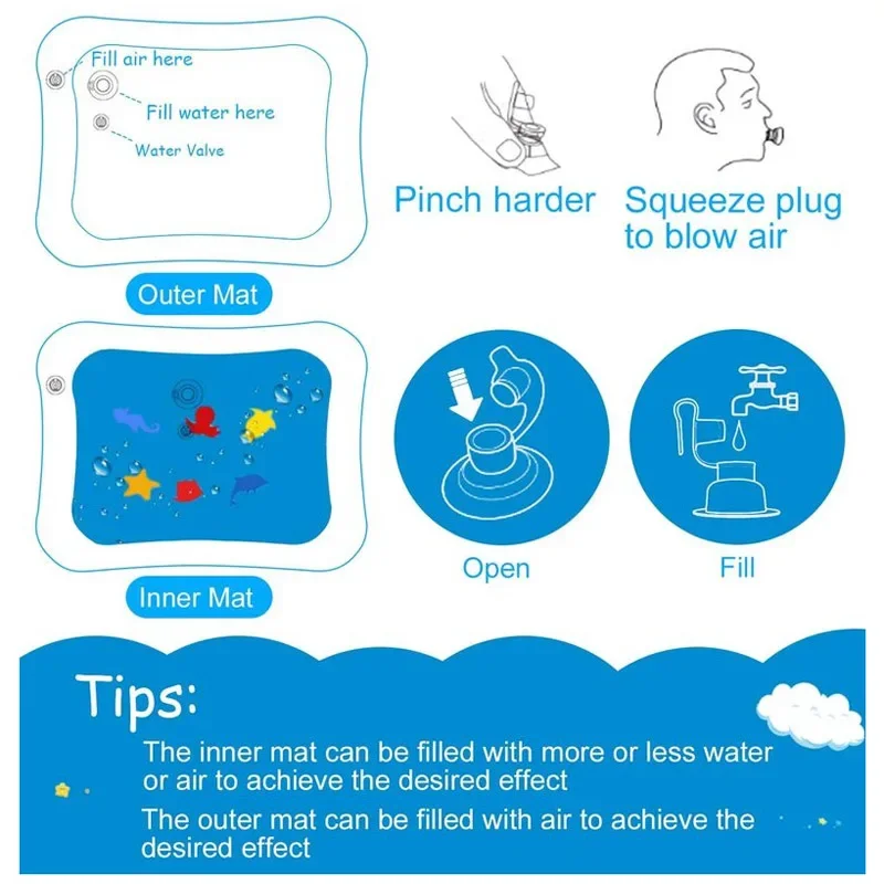 حصيرة لعب مستديرة ومربعة قابلة - مراجعة Baby Nursery Cushion وسعره