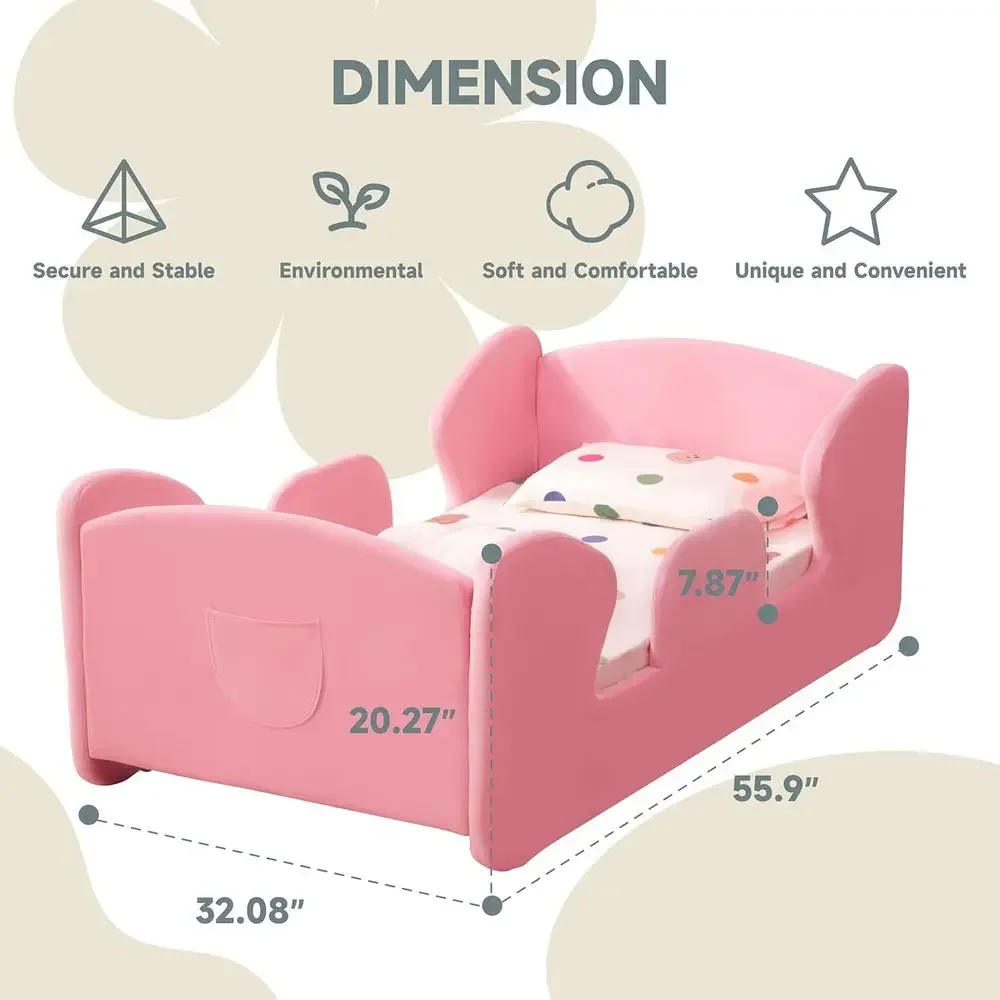 سرير أطفال محمول مع حواجز أمان - مراجعة Bed Rail Toddler وسعره