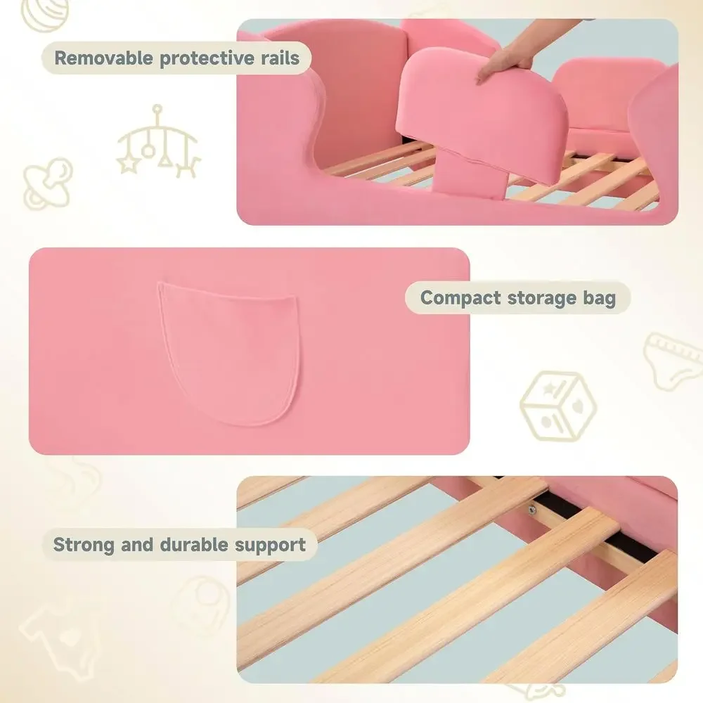 سرير أطفال محمول مع حواجز أمان - مراجعة Bed Rail Toddler وسعره
