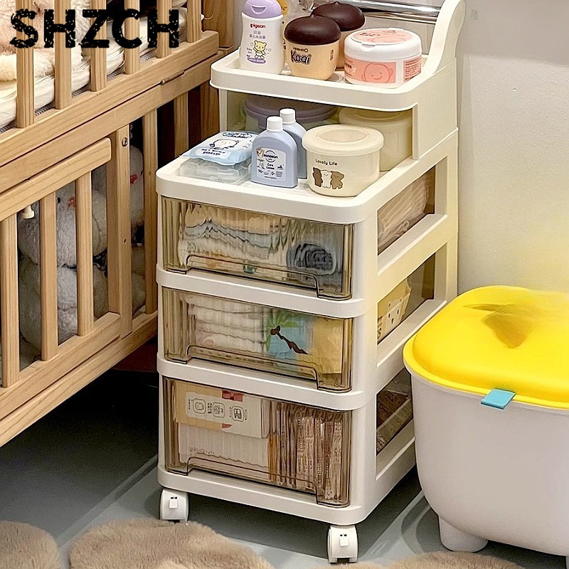عربة تخزين متحركة بثلاثة طبقات - مراجعة Baby Nursery Drawers وسعره