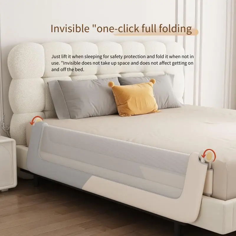 حاجز سرير أطفال قابل للطي من ج - مراجعة Bed Rail Toddler وسعره