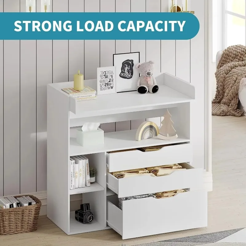 طاولة تغيير حفاضات الأطفال معا - مراجعة Baby Nursery Drawers وسعره