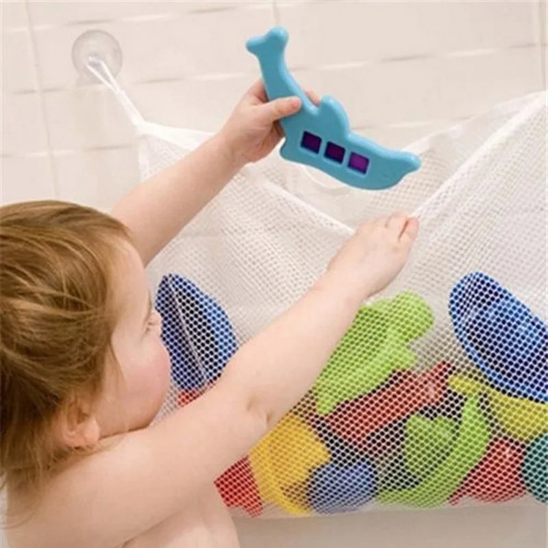 حقيبة حمام شبكية للأطفال، سلة  - مراجعة Storage Basket Fabric وسعره