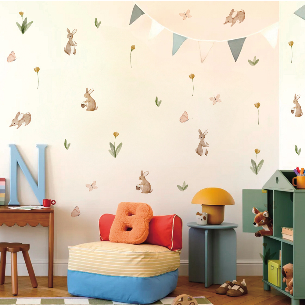 ملصقات حائط للأطفال بألوان مائ - مراجعة Baby Nursery Labels وسعره