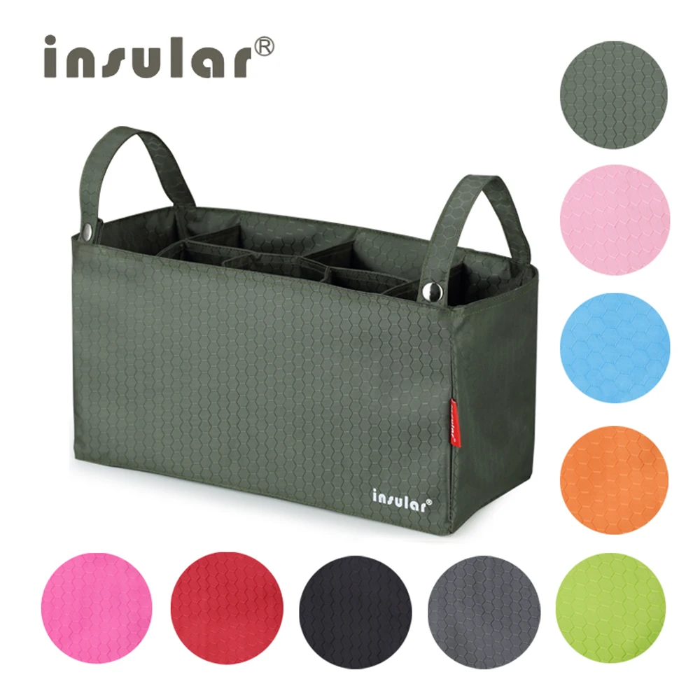 عربة معلقة INSULAR محمولة 600D - مراجعة Baby Nursery Bags وسعره