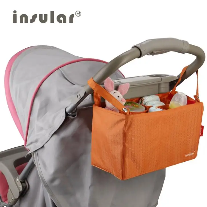 عربة معلقة INSULAR محمولة 600D - مراجعة Baby Nursery Bags وسعره