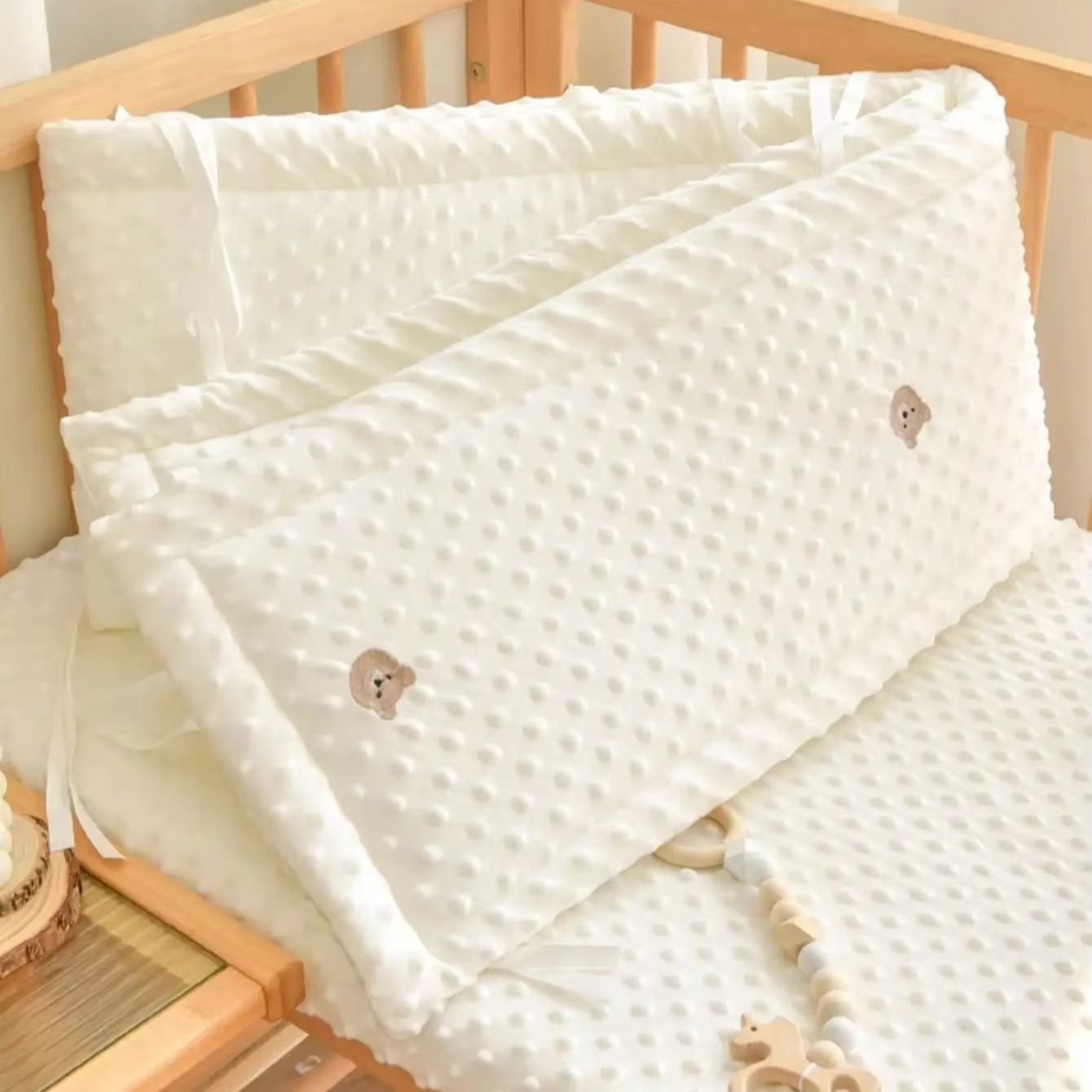 حاجز سرير أطفال بلون موحد من ا - مراجعة Bed Rail Toddler وسعره