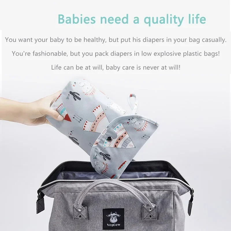 حقيبة منظم حفاضات الأطفال قابل - مراجعة Baby Nursery Bags وسعره