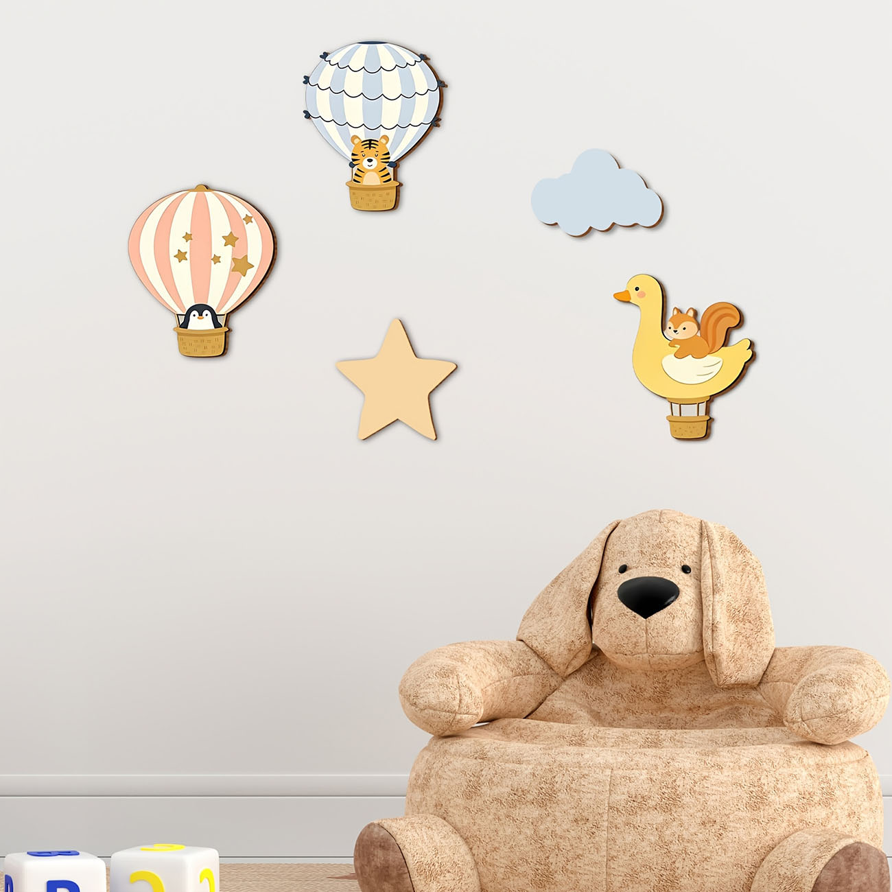 5 قطع من ملصقات الحائط الخشبية - مراجعة Wall Decal Nursery وسعره